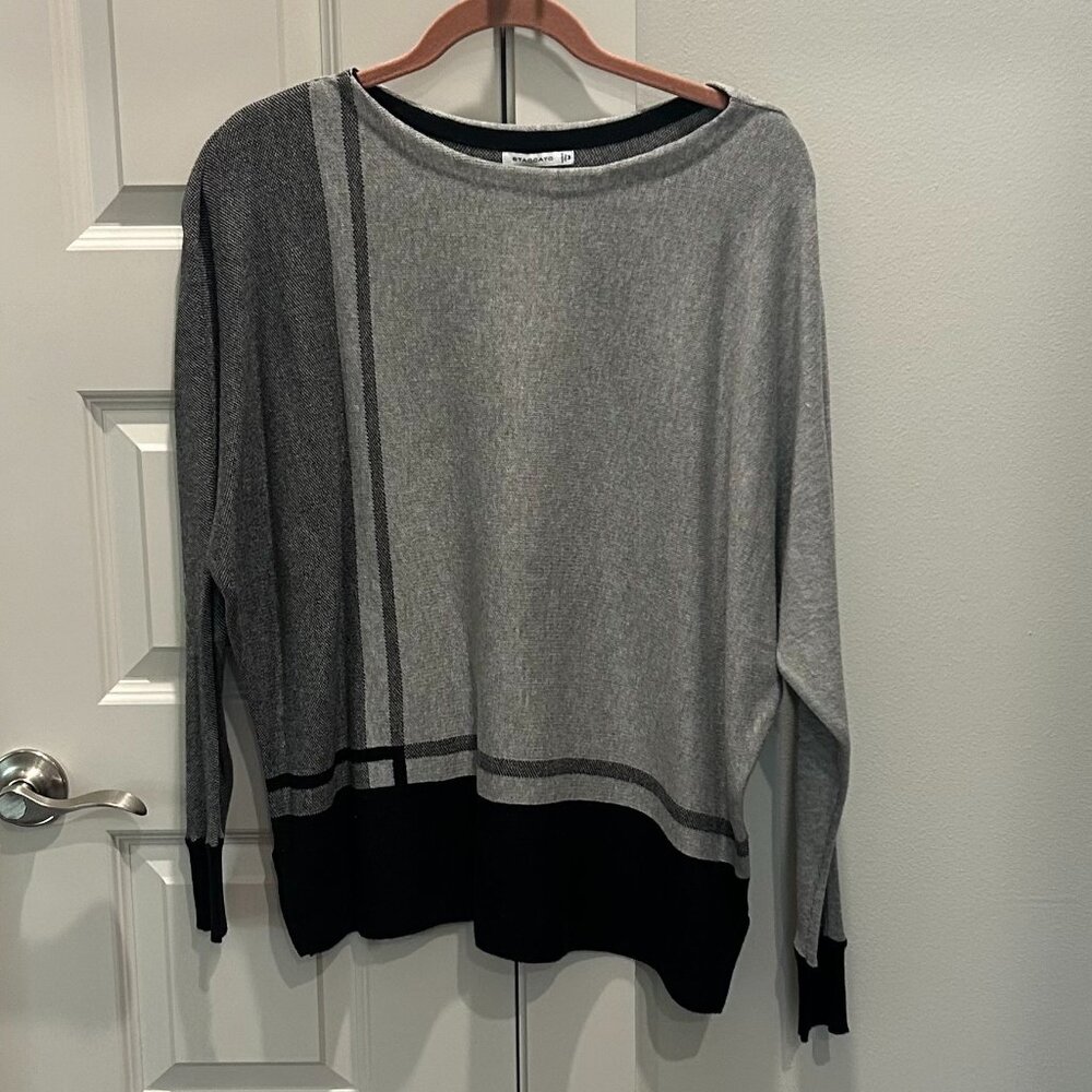 Staccato Black and Grey Sweater